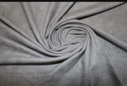 Замш на дайвинге серый