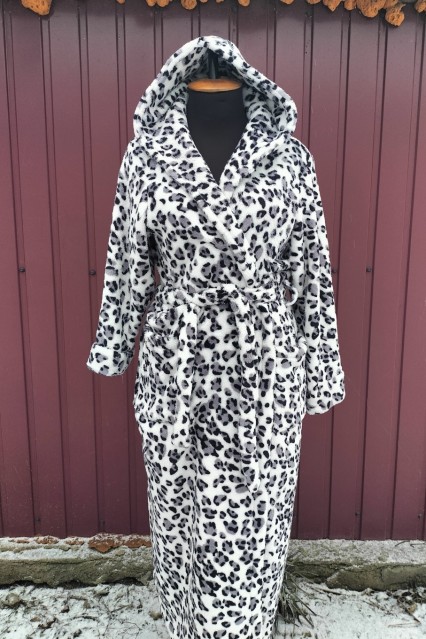 Халат махровий жіночий Леопард