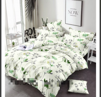 Комплект постільної білизни '' Листя ''полуторний