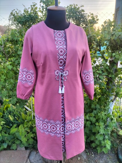 Комплект з сукні та накидки