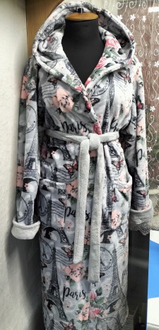 Халат махровий жіночий Париж