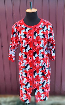 Велюровий жіночий халат